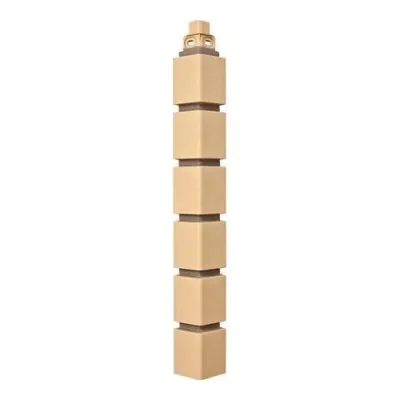 Фасадная панель Наружный угол кирпич клинкерный (бежевый), 0,45 х 0,16м