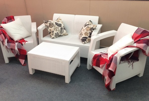 Комплект Yalta Terrace Set белый купить в Феодосии
