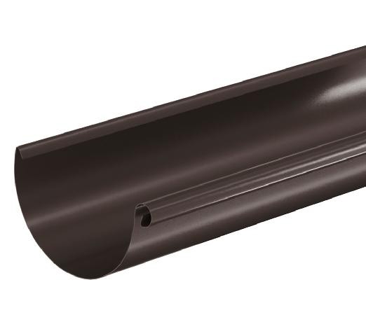 Водосток Aquasistem, система 125x90 - Водосточный желоб 3.00м RR 32 Тёмно Коричневый купить в Феодосии