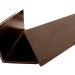 Уголок ДПК для сайдинга 70x70x3000мм Коричневый купить в Феодосии