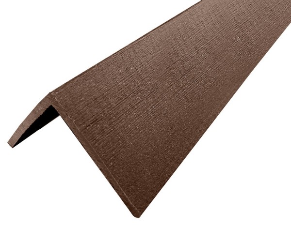 Уголок ДПК для сайдинга 70x70x3000мм Коричневый купить в Феодосии