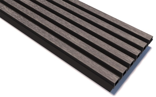 Реечные панели WOODVEX Lines Ultra Smoke gray купить в Феодосии