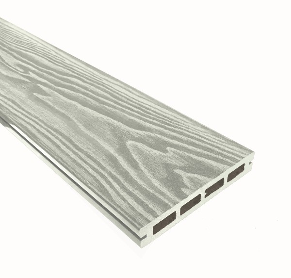 Террасная доска из ДПК Terrapol Смарт 3D Пустотелая с пазом Дуб беленый купить в Феодосии