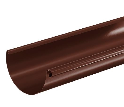 Водосток Aquasistem, система 125x90 - Водосточный желоб 3.00м RAL 8017 Коричневый купить в Феодосии