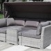 Диван-Трансформер AFINA плетеный из иск. ротанга AFM-320G Grey купить в Феодосии
