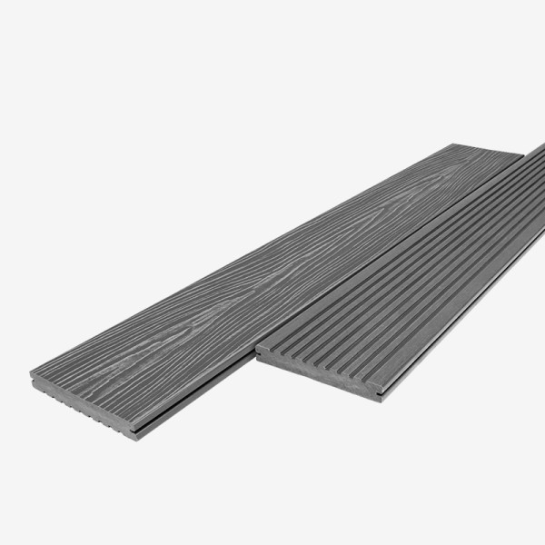 Террасная доска из ДПК RusDecking Unodeck Solid - Серый купить в Феодосии