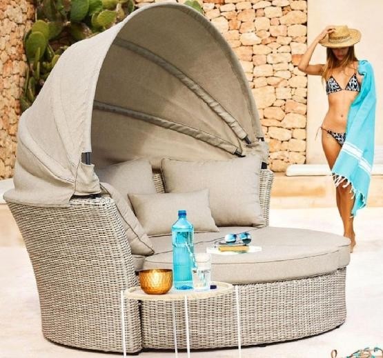 Диван-Трансформер AFINA плетеный из иск. ротанга AFM-325 Beige купить в Феодосии