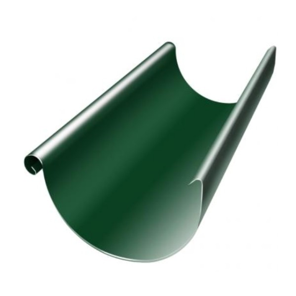 Водосток Grand Line 125x90 – Желоб 3м RAL 6005 купить в Феодосии
