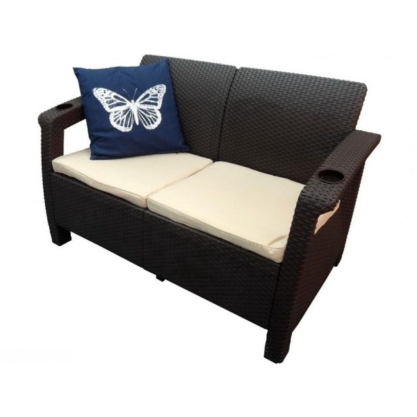 Двухместный диван Yalta Sofa Seаt венге купить в Феодосии