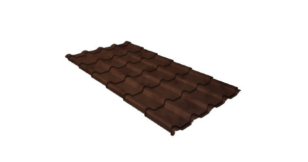 Металлочерепица камея 0,45 Safari Twincolor Brown купить в Феодосии