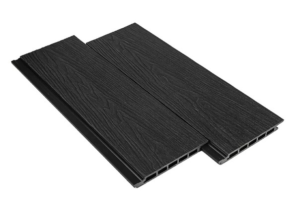 Фасадная панель из ДПК Deckart Vista 3D с текстурой дерева Графит купить в Феодосии