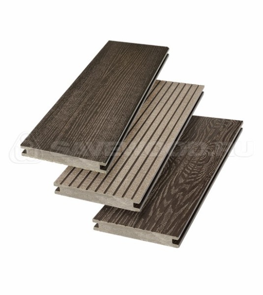 Террасная доска SW Fraxinus (R) полнотелая «SaveWood» Темно-коричневый купить в Феодосии