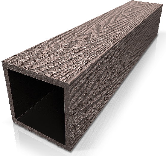 Столб ДПК 3D GardenParkett фактура дерева Венге купить в Феодосии