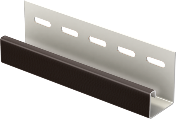 J-планка к Софиту PRO Тёмно коричневый купить в Феодосии