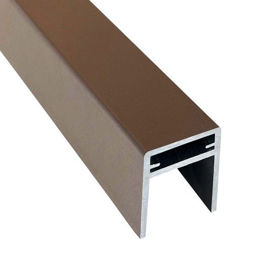 П-профиль Алюминиевый EasyDecking 35x25 Венге купить в Феодосии