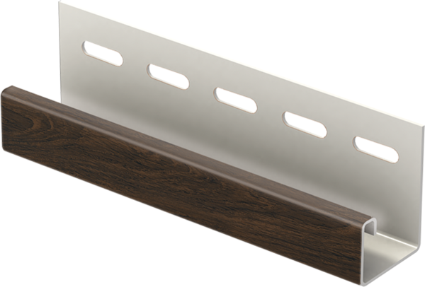 J-планка к Софиту PRO Тёмный орех купить в Феодосии