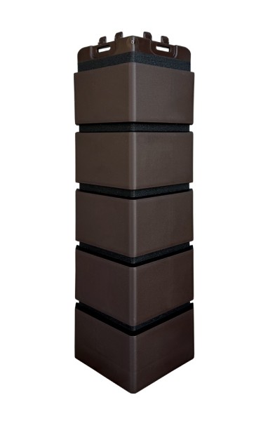 Угол Grand Line клинкерный кирпич ПРЕМИУМ Шоколадный (шов RAL 9005) купить в Феодосии