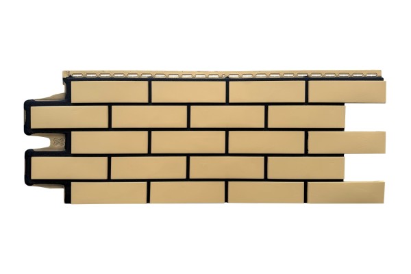 ФП Grand Line клинкерный кирпич ПРЕМИУМ Песочный (шов RAL 9005) купить в Феодосии