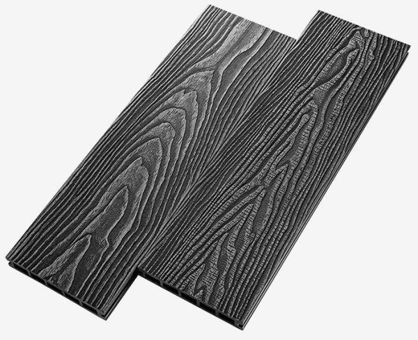 Террасная доска из ДПК RusDecking Unodeck Vintage - Графит купить в Феодосии