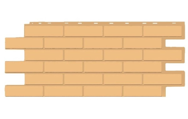 Фасадная панель T-Siding Кирпич Модерн Эко Крем купить в Феодосии