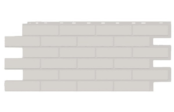 Фасадная панель T-Siding Кирпич Модерн Эко Уайт купить в Феодосии