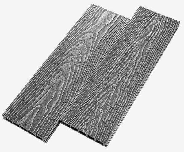 Террасная доска из ДПК RusDecking Unodeck Vintage - Серый купить в Феодосии