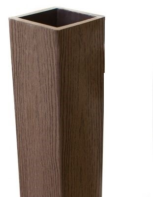 Столб опорный Woodvex Co-Extrusion Темно - Коричневый купить в Феодосии